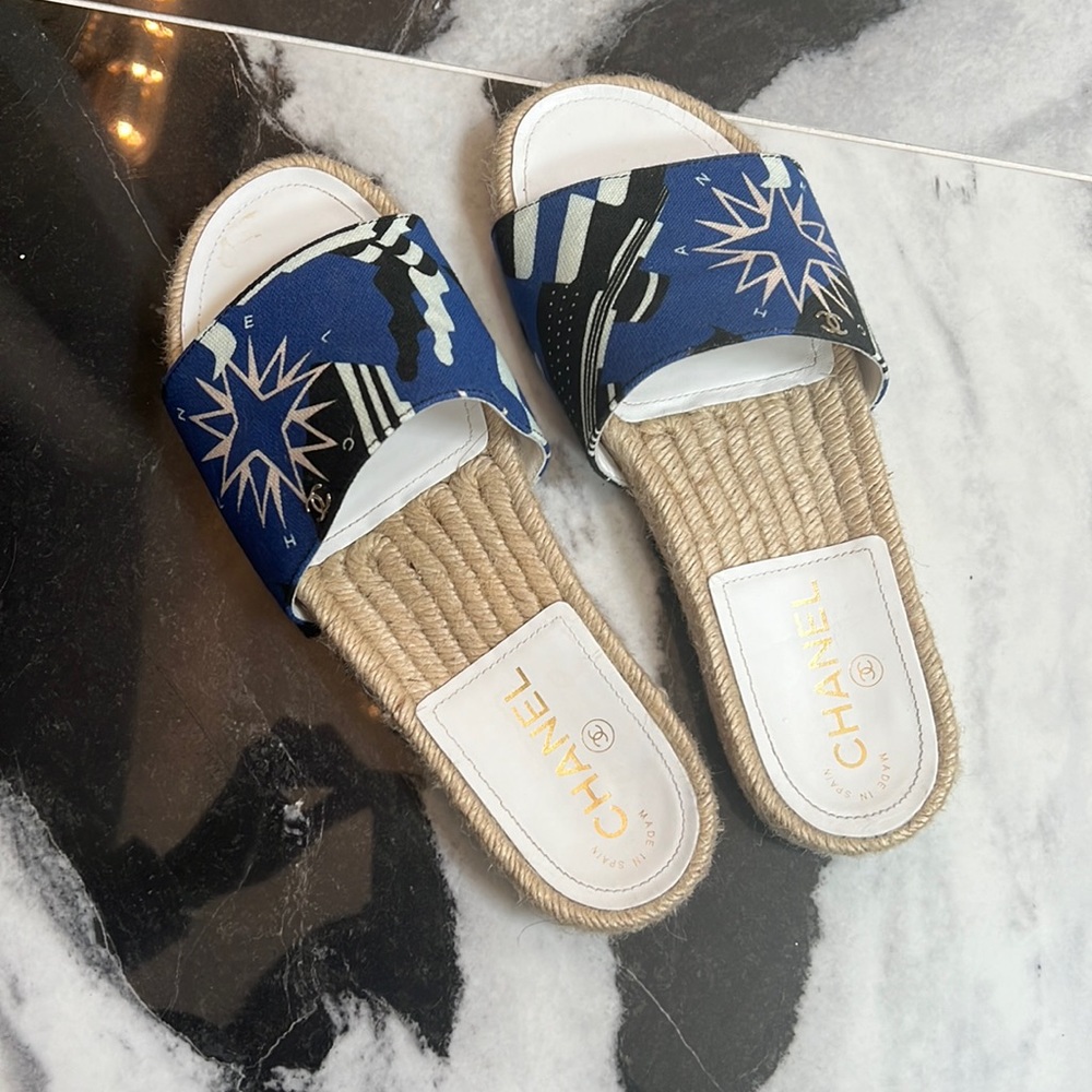 Authentic Chanel slides